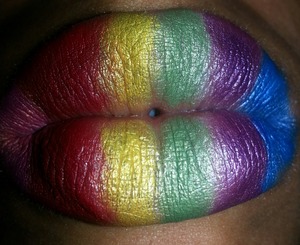 Bhcosmetics party girl palette for my rainbow lips