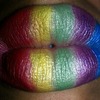 rainbow lips