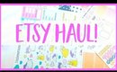 Etsy Sticker & Inserts Haul ★ Papered Kiss