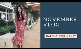 Friendsgiving, Fall Weddings & Christmas Trees! | NOV VLOG