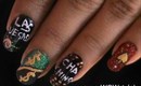 Las Vegas nails! - Easy nail design- beginners nail designs for short nails tutorial at home