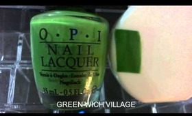 OPI NAIL POLISH PT. 10 WITH SWATCHES!