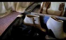 A look inside Tash's luggage