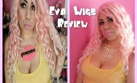 Eva Wigs Front Lace Curly Pink Wig Review