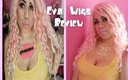 Eva Wigs Front Lace Curly Pink Wig Review
