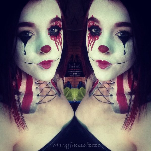 Clown makeup inspired by American horror story | Zoe M.'s ...