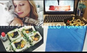 Itsu Sushi & Hello Turkey | #JessicaVlogsAugust