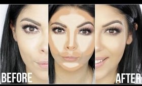 EASY NATURAL CONTOUR AND HIGHLIGHT MAKEUP TUTORIAL | HOW TO | SCCASTANEDA