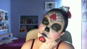 I've always wanted to try the sugarskull look!