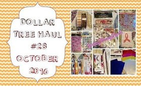 Dollar Tree Haul | #28 October 2016 | PrettyThingsRock