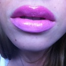 Cute pink ombre lips