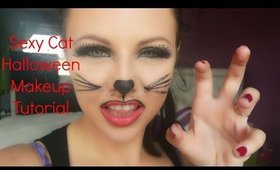 Sexy Cat Halloween Makeup Tutorial