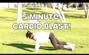 5 Minute Cardio Blast! | Fit February