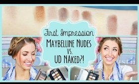 FIRST IMPRESSION || The Nudes vs. Naked Palette?? & NEW STUDIO!