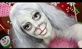 Twisted Christmas: Snow Bunny Makeup Tutorial