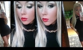 DATE NIGHT OUTFIT AND GOLD SMOKEY TUTORIAL