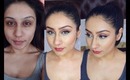 Spring full face makeup 2014 Olive Medium Tanned skin tones || Raji Osahn