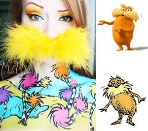 This is a look done with only the original Dr. Seuss character drawing as reference. There are NO makeup looks out there like it.. If this look is replicated, I please ask for credit to be given where credit is due for the concept. There IS a video tutorial for The Lorax look!! I do ask that this video NOT be replicated. I have had my tutorials REPEATED on other youtube channels, and I ask that it not be done. Alexys Fleming ©