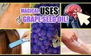 AMAZING Grape Seed Oil Benefits for STRETCH MARKS, WRINKLES, DARK CIRCLES, HEALTHY HAIR & OILY SKIN!