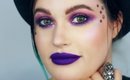 Ultraviolet Purple Glam Makeup Glam Tutorial Huda Beauty Electric Palette