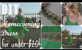 ♕DIY♕ Homecoming Dress for Under $20!!! | Loveli Channel