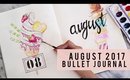 PLAN WITH ME | AUGUST 2017 BULLET JOURNAL | ANN LE