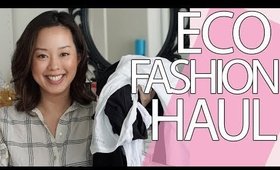 SUSTAINABLE FASHION HAUL BASICS | ECO FASHION