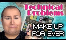 Technical Problems w/ MUFE's Technicolor Palette