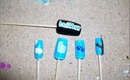 My entry to Miss80Million's Designers Choice Nail art contest- "Twitter Nails"