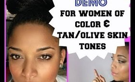 REVIEW + DEMO | Maybelline Matte Poreless Foundation for Tan & Olive Skin Tones (WOC)