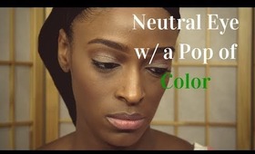 Get Ready With ME: Neutral Eye with a Pop of Color-TotalDivaRea