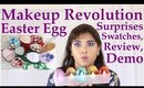 Makeup Revolution Easter Surprise Eggs Swatches, Demo, Review