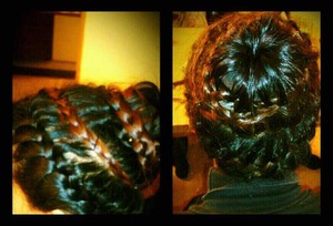 My creation.
#hair #bun #donut #braid