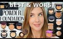 The BEST POWDER FOUNDATION For OILY SKIN | Mature Skin | 15 RANKED!