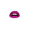Violent Lips Temporary Lip Tattoos Pink Leopard