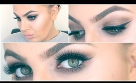 ULTRA GLAM GRWM | BROWN SMOKED EYES AND SHARP WINGS | LoveFromDanica