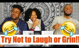 Try Not to Laugh Challenge!! (ft Hb3 & Josh)