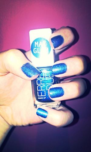 Mat blue-purple nail polish!! I am totally wearing it for the holidays! Ere Due is amazing <3