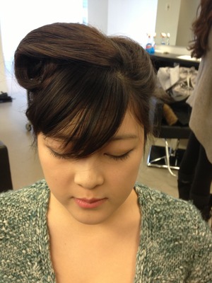 Fashion hair final done on Christina Nguyen 