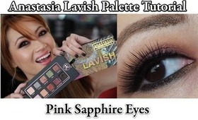 Pink Sapphire Eye Tutorial Anastasia Lavish Palette