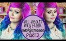 All About My Hair Part 2 : How I dyed My Extentions Rainbow Ombre