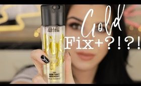 FIX PLUS SHIMMER REVIEW | MAC FIX+ GOLDLITE & PINKLITE