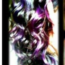 My old purple hair