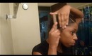 How I prep my TWA for a quick weave