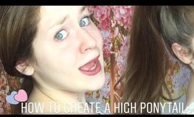 How To Create A High Barbie Ariana Grande Pony Tail NO EXTENSIONS (Tutorial) | Lillee Jean
