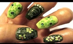 Lucky Clover Nails Art
