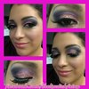 Pink Glittered Smokey Eye