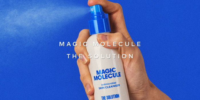 Powered by hypochlorous acid, Magic Molecules’ patented process replicates your body’s natural healing response, removing harmful bacteria, reducing inflammation, and helping your skin bounce back in no time.