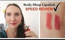 Body Shop Colour Crush Lipstick | SPEED Review