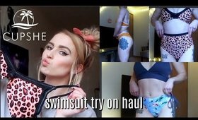 swimsuit try on haul! feat. cupshe